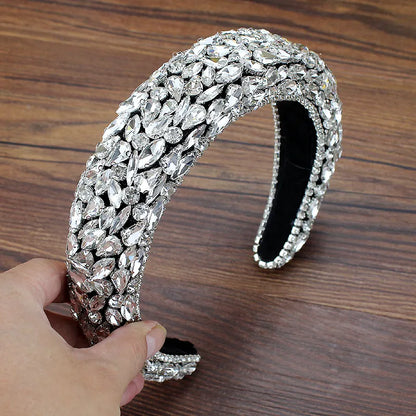 Sparkling Crystal Gem Headband for Luxury Bridal Hair
